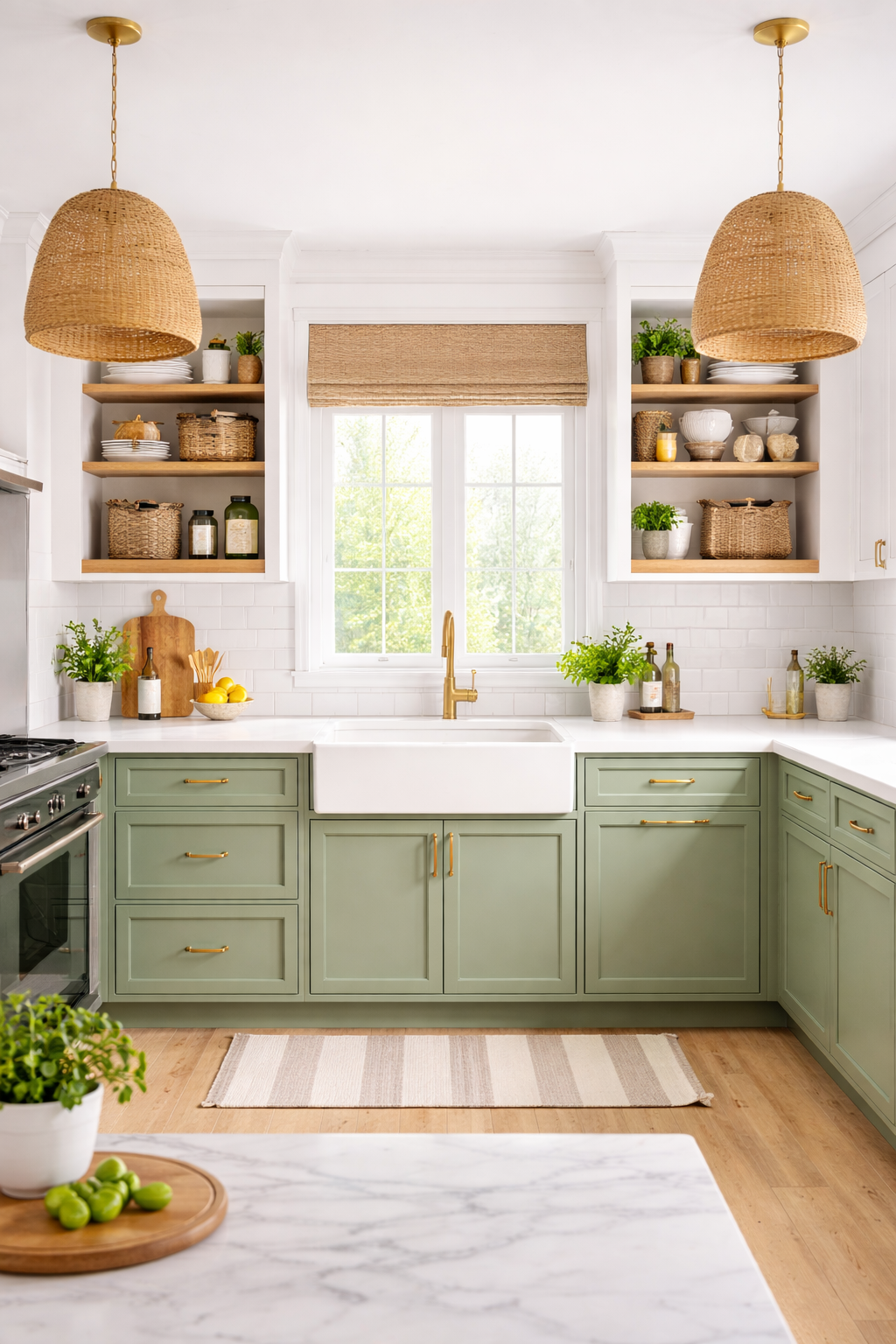 Contemporary kitchen panel setup